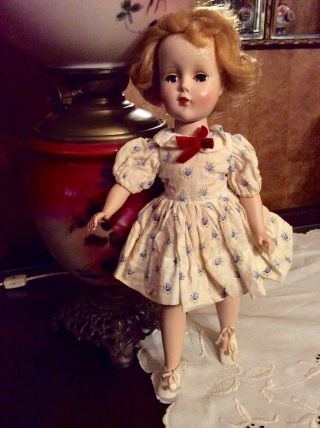 Vintage 1950’s R&b Arranbee Nanette 14 " Walker Doll