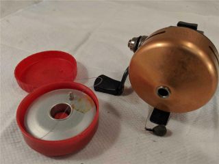 Sweden Abu Matic 120 Old Vintage Casting Fishing Reel Push Button Odd Lure Bait