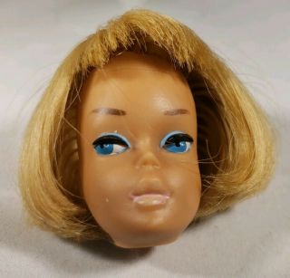 Vintage Blonde American Girl Barbie Doll Head Obly Vguc And Displayable