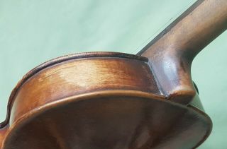 Antique Violin in quality Wood Case.  Possibly early 19th century 6