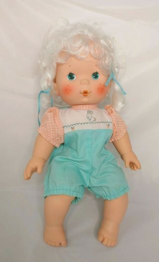 Vtg American Greetings Corp Doll 1982 Baby Apricot Blow Kiss With Outfit Kenner