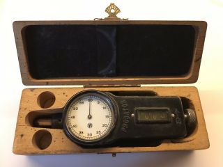 Antique Spindle Rotating Revolution Counter: Probator Rpm Reader By Ivo