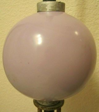 Antique Lavender Lightning Rod Ball Weathervane Old Caps