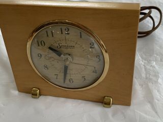 Antique Mid Century Sessions Clock Co Electric Desk Style 3