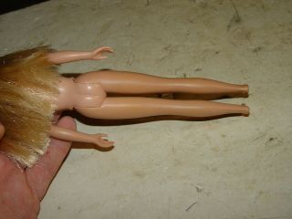 Estate Vintage 1963 Mattel Barbie Shiny Blonde Hair Skipper Straight Leg Doll 7
