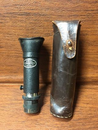 Vintage 1930s Camera Light Meter Finder Antique Cinofot With Case