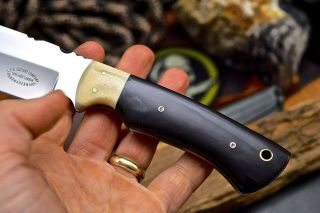 CFK Handmade 1095 Custom Buffalo Horn - Bone Hunting Skinning EDC Camp Blade Knife 5
