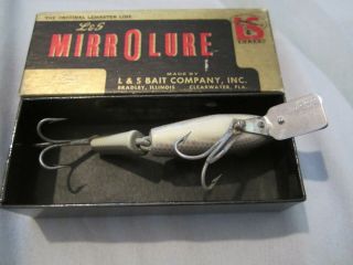 Vintage Fishing Lure L&S Mira lure intro plastic pat.  pend. 4