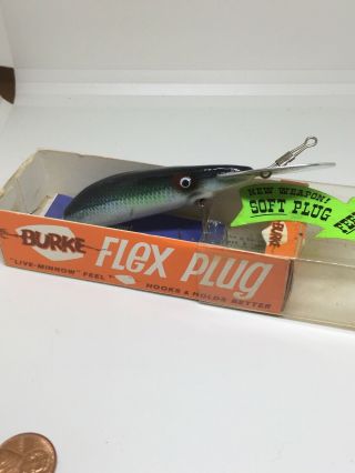 Vintage Burke Big Dig Fishing Lure Flex Plug
