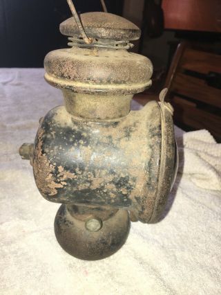 Antique Vtg Ford Model T Kerosene Oil Lantern Lamp Headlight Rat Rod T7258?