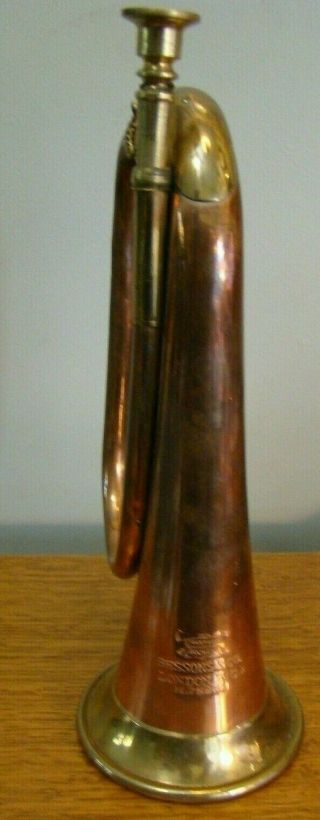 Antique Bessons & Co.  Boosey Copper & Brass Bugle Horn Instrument London W.  C.