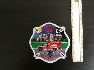 Baltimore City Fire Department Medic 20 Patch