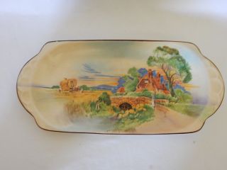 Lovely Antique Vintage Royal Doulton Summertime In England Plate Tray Dish D6131