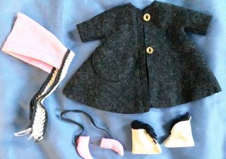 Betsy Mccall Vintage Outfit B1 Coat & Hat Gloves & Boots