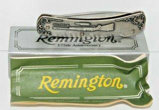 Remington Umc Rs15m Rifle Single Blade Folding Knife W/ Box & Paper