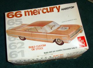 Vintage Amt 1966 Mercury Hardtop Muscle Car Classic