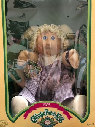Vintage 1985 Cabbage Patch Kids Doll 1985.  In The And Tags