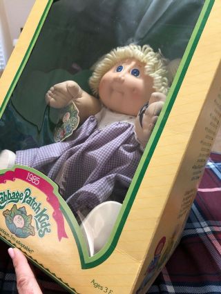 Vintage 1985 Cabbage Patch Kids Doll 1985.  In The And Tags 2