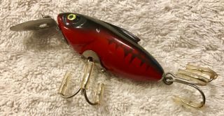 Vintage Fishing Lure Woods Dipsy Doodle Great Color Tackle Box Crank Bait