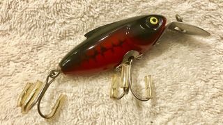 Vintage Fishing Lure Woods Dipsy Doodle Great Color Tackle Box Crank Bait 2