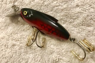 Vintage Fishing Lure Woods Dipsy Doodle Great Color Tackle Box Crank Bait 3