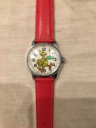 Vintage Bradley Big Bird Wristwatch Sesame Street 6