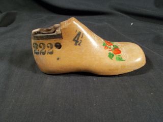 Old Antique - Infant / Childs - Wood Shoe Last - Cobblers Wooden Shoe Form