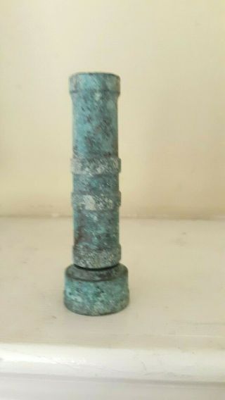 Antique Old Solid Brass Garden Water Hose Small Attachment Spray Nozzle