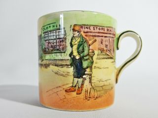 Antique Royal Doulton Dickens Ware Bill Sykes Coffee Cup Dickensware D5175 Noke