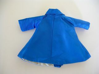 Vintage Madam Alexander - kins coat 1950s teal blue tagged 3