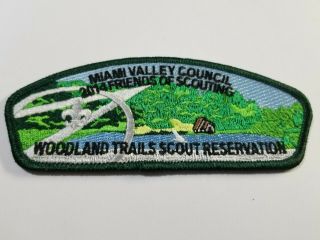Bsa Boy Scouts Shoulder Patch Miami Valley Council Woodland Trails Reservation