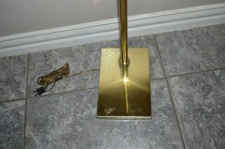 Koch & Lowy MCM Solid Brass Adjustable,  Dimmable Floor Lamp 3
