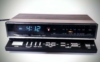Vintage Realistic Chronomatic 260 Digital Am/fm Alarm Clock Radio Shack 12 - 1567