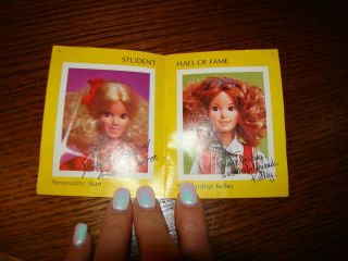 Vintage 1979 Barbie doll Starr Springfield High School Yearbook Mattel kelly 4