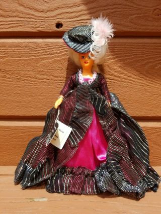 Vintage Madame Du Barry Character Doll By Peggy Nisbet 8 " Miniature Doll House