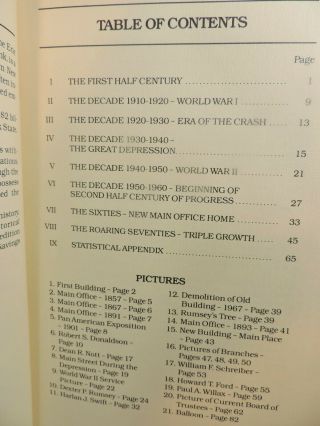 1979 Erie County Savings Bank Book One Hundred Twenty Five Years,  Key Chain 3