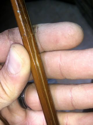Vintage 8’ 6” Horrocks Ibbotson Bamboo Fly Rod Spinner Parts/repair 7
