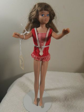Vintage 1963 Japan Mattel Skipper 2 Girl Doll With Straight Legs 2