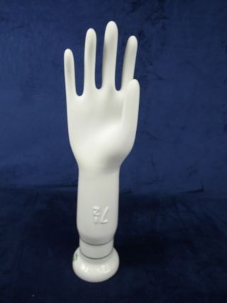 Vintage Rosenthal Technik,  Germany,  Porcelain Glove Mold 7 1/2,  14 " Tall