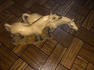 Antique Horses Guido Cacciapuoti Figurine Made in Italy 2
