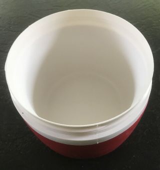 Igloo Elite 1/2 gallon water jug K - 9 DOG Cooler spout antique vintage Red White 4