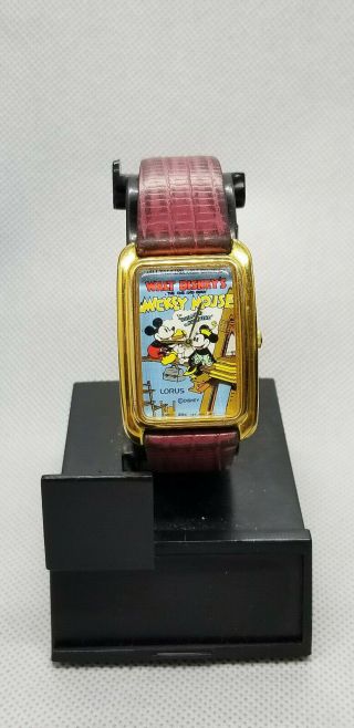 Lorus V515 - 5a70 Disney Mickey Mouse In Building A Building Watch In90 