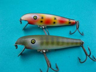 2 Vintage Pflueger Baby Palomines - 2 Different Colors
