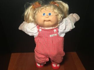 Vintage 1983 Cabbage Patch Kids Doll Blonde Hair