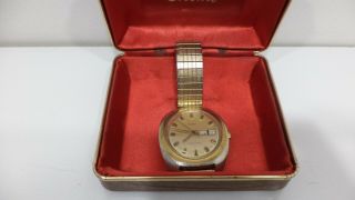 Men ' s Vintage Timex Electronic Watch Day/Date Electric Case 3