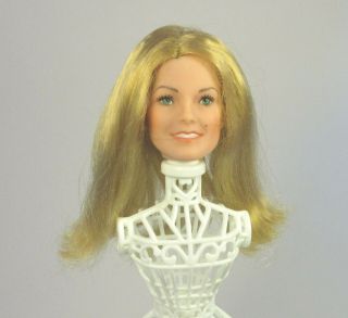 Vintage Barbie Friend Cheryl Ladd Charlie’s Angel Doll Head 1970 Mattel Celeb
