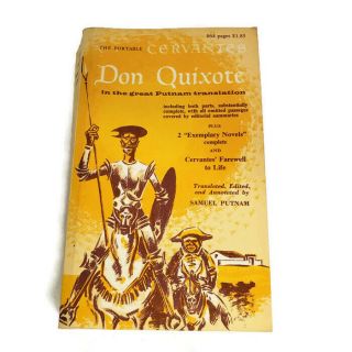 Vintage The Portable Cervantes Don Quixote By Miguel De Cervantes Saavedra 1951