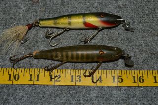 2 Vintage Creek Chub Pikie Fishing Lures