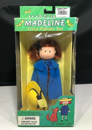 Vintage Madeline 8 Inch Poseable Doll An Eden Gift 1996 Smallest One
