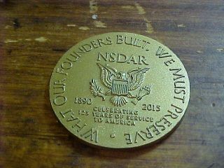 Nsdar 125 Years Of Service To America Coin Daughters Of The American Revolution